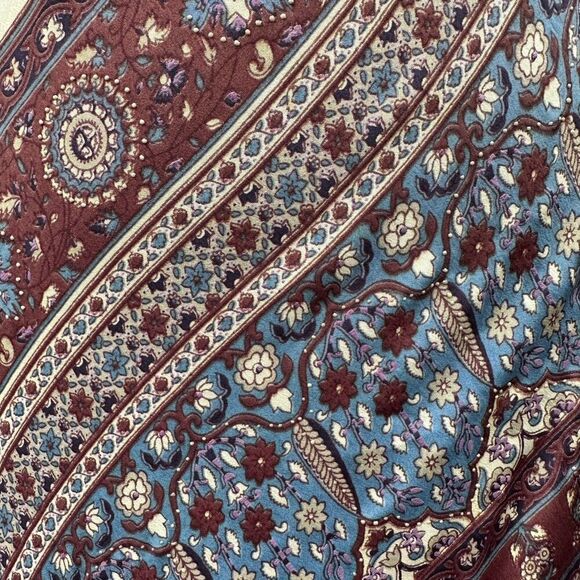 India Boutique Paisley Midi Dress Size Small Sleeveless Boho Sundress Western - Picture 9 of 16